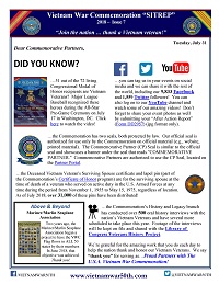 VWC SITREP 2018, Issue 7